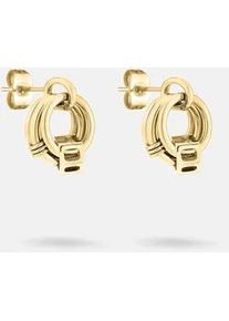 Paar Ohrstecker Liebeskind Berlin "Schmuck Geschenk Edelstahl Ohrringe The D-Link Mini", gold (gelbgoldfarben), Ohrringe, Damen, Edelstahl