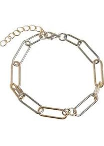 Armband Urban Classics "Urban Classics Unisex Color Mix Bracelet", gold, silber, Armb&auml;nder, Damen, onesize, Eisen, Armband