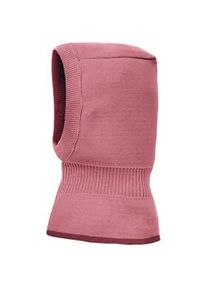 Wendem&uuml;tze MaxiMo, Jungen, Gr. 47, rosa (dusty rose, rosewood), Strick, Wolle, mehrfarbig, M&uuml;tzen, reine Merinowolle, reversible, doppelt gestrickt, Ausgen&auml;htes Halsteil