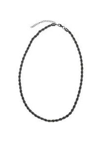 Edelstahlkette Urban Classics "Urban Classics Unisex Charon Intertwine Necklace", gunmetal, Halsketten, Herren, onesize, Eisen, Edelstahlkette