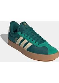 Sneaker Adidas SPORTSWEAR "VL COURT 3.0", Herren, Gr. 39, collegiate gr&uuml;n, warm vanilla, court gr&uuml;n, Leder, Textil, Schuhe Sneaker