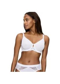 B&uuml;gel-BH Triumph "Wild Azalea Florale W01", Damen, Gr. 80, Cup G, wei&szlig;, Microtouch, Obermaterial: 77% Polyamid, 20% Elasthan, 3% Polyester, BHs B&uuml;gel-BH, verkleinert die Brust optisch um eine Cup-Gr&ouml;&szlig;e