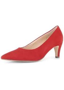 Pumps Gabor "Eleganter Pump", Damen, Gr. 37,5, rot, Schuhe Pumps