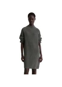 Marc O'Polo Strickkleid MARC O'POLO "aus reinem Organic Cotton", Damen, Gr. 44, Normalgr&ouml;&szlig;en, warm granite melange, Obermaterial: 100% Baumwolle, unifarben, loose fit knielang, Kleider Strickkleid