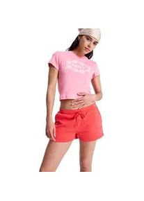 Bermudas Roxy "Surf Stoked", Damen, Gr. M, hibiscus, Obermaterial:80% Walkfrottier, 20% Microfaser;, Hosen Bermudas