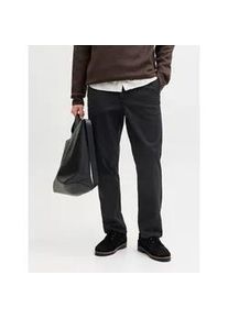 Jack & Jones Chinohose JACK & JONES "JPSTOLLIE VANCE CHINO NOOS", Herren, Gr. 34, L&auml;nge 32, schwarz, Web, Obermaterial: 97% Baumwolle, 3% Elasthan, unifarben, Hosen Chinohose