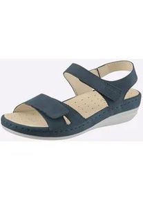 Classic Dog Sandale CLASSIC, Damen, Gr. 40, dunkelblau, Leder, Nubukleder, Basic, Schuhe Sandale