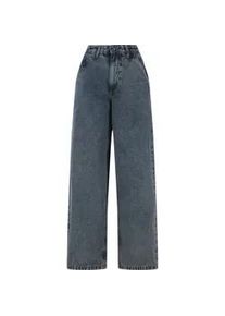 Bequeme Jeans Urban Classics "Urban Classics Ladies Tapered Baggy Jeans", Damen, Gr. 27, Normalgr&ouml;&szlig;en, dirty washed, 100% Baumwolle, unifarben, Jeans