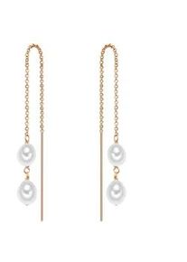 Paar Ohrh&auml;nger Valero Pearls "Set: VP741", ros&eacute;gold, Ohrringe, Damen, 5,5, Silber 925 (Sterlingsilber), aus S&uuml;&szlig;wasser-Zuchtperlen