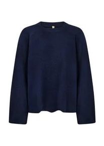 Strickpullover soyaconcept "Soya Concept Sweater SC_ORLEAN", Damen, Gr. XS, 96905 navy blazer melange, Obermaterial: 74% Polyacryl, 24% Polyester, 2% Elasthan, Pullover Strickpullover