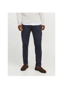 Jack & Jones Chinohose JACK & JONES "JPSTKANE BARRET CHINO NOOS", Herren, Gr. 29, L&auml;nge 32, blau (schwarz navy), Web, Obermaterial: 98% Baumwolle, 2% Elasthan, unifarben, relaxed fit kn&ouml;chellang, Hosen Chinohose