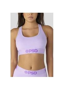 Bustier PSD "BASIC PERFORMANCE BRA Damen", Damen, Gr. M, Einheitsgr&ouml;&szlig;e, lavender, 78% Polyester, 22% Elasthan, BHs Bustier