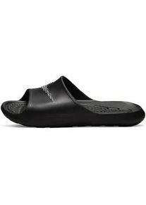 Badesandale Nike SPORTSWEAR "VICTORI ONE SHOWER SLIDE", Herren, Gr. 45, schwarz-wei&szlig; (schwarz, wei&szlig;), Synthetik, kontrastfarbene Details, unifarben, Schuhe Schlappen Badeschuh Badelatschen Pantolette Sommerschuh, Badelatschen