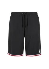 Shorts STARTER Black Label "Starter Black Label Starter Mesh Sport Short", Herren, Gr. M, US-Gr&ouml;&szlig;en, schwarz, 100% Polyester, loose fit, Hosen Shorts