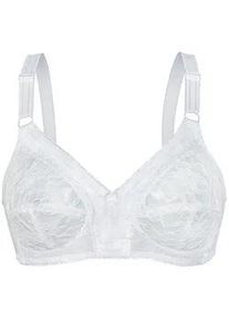 Sassa Mode Soft-BH SASSA "Soft BH ohne B&uuml;gel Functional Bras", Damen, Gr. 80, Cup C, wei&szlig;, Spitze, Obermaterial: 90% Polyamid PA. 10% Elasthan EL., BHs Soft-BH