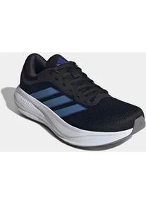 Laufschuh Adidas PERFORMANCE "RESPONSE RUNNER 2", Damen, Gr. 42,5, core schwarz, lucid blau, flash aqua, Synthetik, Textil, Schuhe Laufschuh