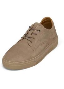 Marc O'Polo Schlupfboots MARC O'POLO "aus softem Velours-Rindleder", Herren, Gr. 42, light taupe, Obermaterial: 100% Leder (Rind), unifarben, Schuhe Schlupfboots
