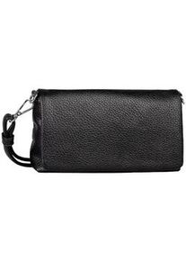 Abendtasche Tom Tailor "Xia", Damen, Gr. B/H/T: 23cm x 13cm x 5cm, schwarz, Polyurethan, clean, gepflegt, gepr&auml;gtes Muster, unifarben, Taschen Abendtasche, klares Design mit Logopr&auml;gung und flie&szlig;ender Silhouette in Lederoptik