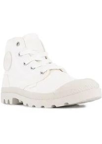 Schn&uuml;rboots Palladium "PAMPA HI", Damen, Gr. 39, soft wei&szlig;, Textil, Schuhe Schn&uuml;rboots, Schn&uuml;rstiefel, Schn&uuml;rstiefelette aus Canvas