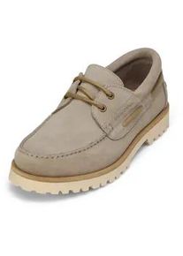 Marc O'Polo Bootsschuh MARC O'POLO "aus weichem Veloursleder", Herren, Gr. 42, light taupe, Obermaterial: 100% Leder (Rind), unifarben, Schuhe Bootsschuh
