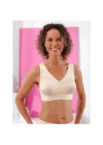 w&auml;schepur Sport-BH W&Auml;SCHEPUR, Damen, Gr. 85, Cup B, champagner, elfenbein, 70% Polyamid, 30% Elasthan, BHs Sport-BH