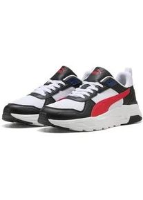 Sneaker Puma "TRINITY 2 LT", Damen, Gr. 40, Puma wei&szlig;, for all time rot, Puma schwarz, blau jewel, Textil, Schuhe Sneaker, mit Mesh-Obermaterial, mit Synthetik-Overlays