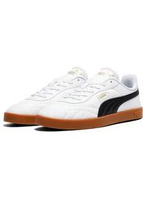Sneaker Puma "CLUB II INDOOR", Herren, Gr. 42,5, Puma wei&szlig;, Puma schwarz, gum, Synthetik, unifarben, Schuhe Sneaker, mit Schn&uuml;rung, niedrige Schuhh&ouml;he, nicht herausnehmbare Innensohle