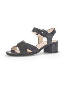 Riemchensandale Gabor "Riemchensandale", Damen, Gr. 35, schwarz, Schuhe Riemchensandale