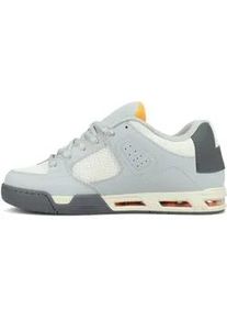 Sneaker DC Shoes "DC COMMAND", Herren, Gr. 41, grau, dunkelgrau, orange, Leder, Synthetik, Schuhe Sneaker