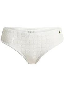 Bikini-Hose Roxy "Roxy Island", Damen, Gr. M, US-Gr&ouml;&szlig;en, coconut milk, Obermaterial: 92% Microfaser, 8% Elasthan;, Badehosen Bikini-Hose