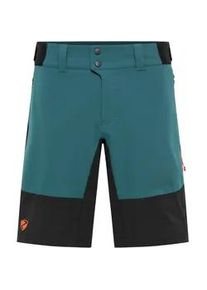 Radhose Ziener "NIANDO-Z", Herren, Gr. 56, EURO-Gr&ouml;&szlig;en, turquoise ocean, Obermaterial: 100% Polyester; Obermaterial 2: 100% Polyester; Obermaterial 3: 98% Polyester, 2% Elasthan, Hosen
