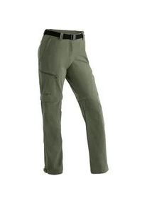 Funktionshose Maier Sports "Nata", Damen, Gr. 38, Normalgr&ouml;&szlig;en, moosgr&uuml;n, 90% Polyamid, 10% Elasthan, Hosen Funktionshose, Damen Wanderhose, zipp-off Outdoor-Hose, 3 Taschen, Regular Fit