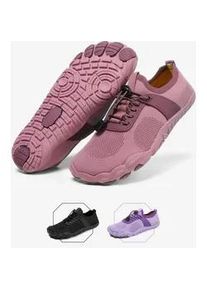 Barfu&szlig;schuh DOTALES "Airstep Barfu&szlig;schuhe Damen & Herren Barfu&szlig; Sneaker", Damen, Gr. 38, Normalschaft, rosa, Gummi, Kunstfaser, Schuhe Barfu&szlig;schuh, Minimalschuhe