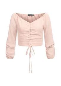 Klassische Bluse CLOUD 5IVE "CLOUD 5IVE", Damen, Gr. L, rosa, 100% Polyester, Blusen