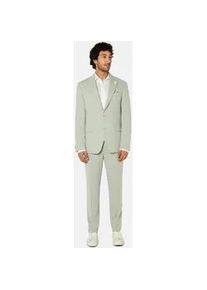 Anzug Thomas Goodwin "5687", Herren, Gr. 56, Normalgr&ouml;&szlig;en, gr&uuml;n, 45% Polyester, 23% Baumwolle, 19% Viskose, 10% Leinen, 3% Elasthan, unifarben, Anz&uuml;ge, aus hochwertiger Materialmischung