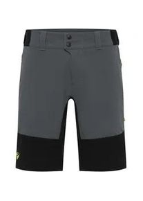 Radhose Ziener "NIANDO-Z", Herren, Gr. 56, EURO-Gr&ouml;&szlig;en, grau, Obermaterial: 100% Polyester; Obermaterial 2: 100% Polyester; Obermaterial 3: 98% Polyester, 2% Elasthan, Hosen