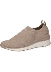 Slipper Caprice "Caprice Slipper Lederimitat/Textil", Damen, Gr. 40, sand, Lederimitat, Textil, Schuhe Slipper