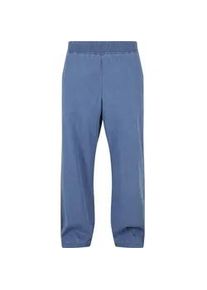 Stoffhose Urban Classics "Urban Classics Herren Oversized Lightweight Denim Pants", Herren, Gr. L, US-Gr&ouml;&szlig;en, skyblau washed, 100% Baumwolle, unifarben, oversize, Hosen Stoffhose