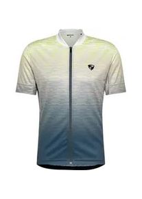 Radtrikot Ziener "NELETE-Z", Herren, Gr. 50, grau, Obermaterial: 100% Polyester; Obermaterial 2: 90% Polyester, 10% Elasthan, Trikots