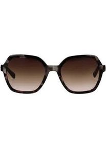 Sonnenbrille BRENDEL EYEWEAR "BRENDEL eyewear Sonnenbrille", Damen, lebhaftes beere grau marmoriert, Sonnenbrillen Sonnenbrille