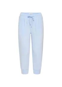 Caprihose oxmo "Caprihose OXOdda", Damen, Gr. S, N-Gr, blau (windsurfer), Obermaterial: 95% Baumwolle CO. 5% Elasthan EL., Hosen Caprihose