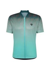 Radtrikot Ziener "NELETE-Z", Herren, Gr. 54, tropical teal, Obermaterial: 100% Polyester; Obermaterial 2: 90% Polyester, 10% Elasthan, Trikots