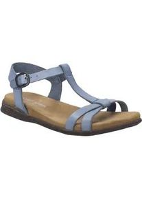 Sandale Josef Seibel "Fabricia 01, slate blue", Damen, Gr. 36, blau (slate blau), Obermaterial: 100% Rindsleder Leather cow., Schuhe Sandale