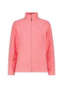 Fleecejacke CMP "WOMAN JACKET", Damen, Gr. 50, coral, Fleece, Obermaterial: 100% Polyester, normal, Jacken Fleecejacke, w&auml;rmend, &Uuml;bergangsjacke