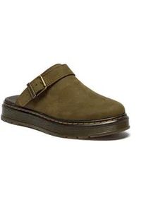 Clog Dr. Martens "Brookline", Damen, Gr. 44, olivgr&uuml;n, Nubukleder, Schuhe Clog, Slipper, Schlupfschuh, im bekannten Dr. Martens Style