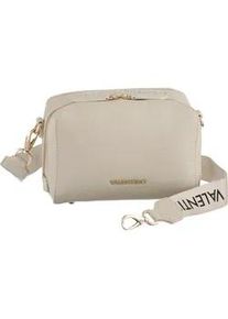 Mini Bag Valentino BAGS "PATTIE", Damen, Gr. B/H/T: 19,5cm x 14,5cm x 9cm, ecru, Lederimitat, Taschen, Damen Umh&auml;ngetasche, Handtasche mit Logoschriftz&uuml;gen