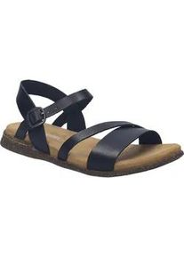 Sandale Josef Seibel "Fabricia 02, schwarz", Damen, Gr. 37, schwarz, Obermaterial: 100% Rindsleder Leather cow., Schuhe Sandale