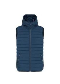 Steppweste Blend "Steppweste BHEDMAR", Herren, Gr. XL, blau (marineblau melange), Obermaterial: 100% Polyester PES., Westen Steppweste