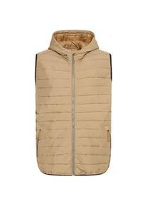 Steppweste Blend "Steppweste BHEDMAR", Herren, Gr. XXL, beige (cornstalk melange), Obermaterial: 100% Polyester PES., Westen Steppweste