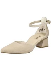 Pumps Paul Green "Paul Green Pumps Leder", Damen, Gr. 42, hellbeige, Leder, Schuhe Pumps